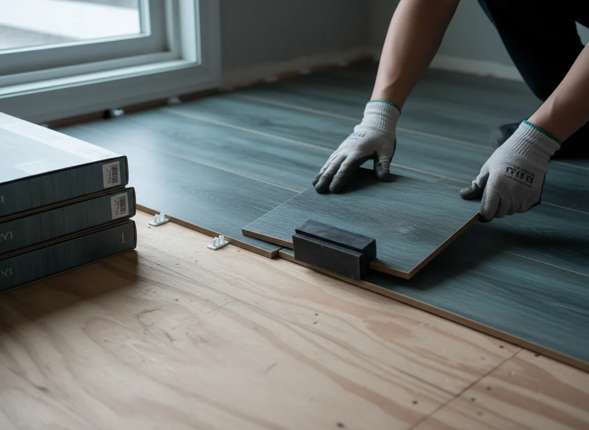 Luxury Vinyl Plank Installation company in Dickens, IA